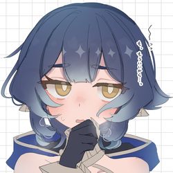 This is a pixiv picture whose title is レイラぱっつん.