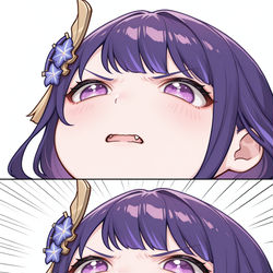 This is a pixiv picture whose title is Raiden Shogun NTR.