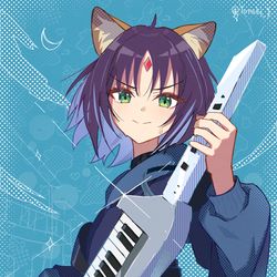 This is a pixiv picture whose title is 酒寄彩葉.