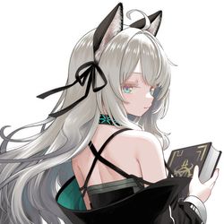 This is a pixiv picture whose title is 見返りミント.