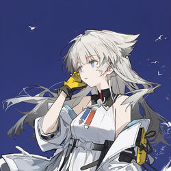 This is a pixiv picture whose title is Perlica.