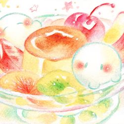 This is a pixiv picture whose title is ごほうびアラモード.