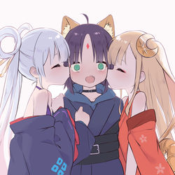 This is a pixiv picture whose title is 完蛋！我被辉夜姬包围了！🌕.