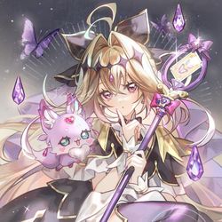 This is a pixiv picture whose title is キュアアルカナ・シャドウ.