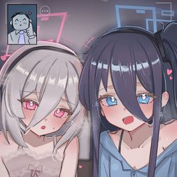 This is a pixiv picture whose title is ブルアカ.