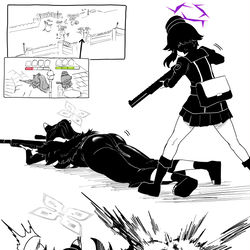 This is a pixiv picture whose title is 昨日の戦術対抗戦.