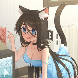 This is a pixiv picture whose title is 要看哪一本書好呢?.