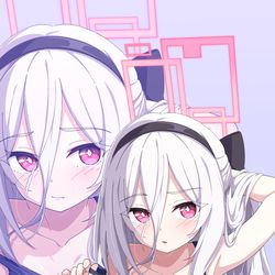 This is a pixiv picture whose title is ケイちゃん(スク水.