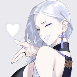 This is a pixiv picture whose title is 蛇女房.