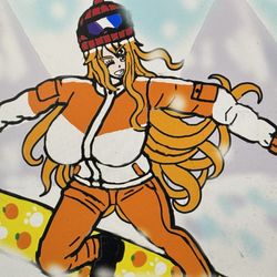 This is a pixiv picture whose title is キャットスノーボーダー・ナミ😻🏂✨.