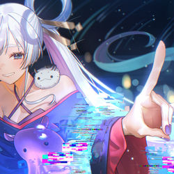 This is a pixiv picture whose title is ヤチヨ.