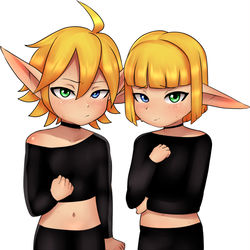 This is a pixiv picture whose title is Elfs.