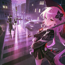 This is a pixiv picture whose title is Evernight.