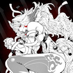 This is a pixiv picture whose title is 白葉瞬光！.