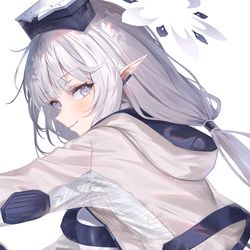 This is a pixiv picture whose title is 論戦ヒマリ.