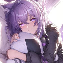 This is a pixiv picture whose title is 添い寝おかゆ.