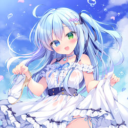 This is a pixiv picture whose title is skeb.