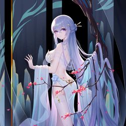 This is a pixiv picture whose title is 一幅画.