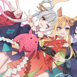 This is a pixiv picture whose title is 超かぐや姫.