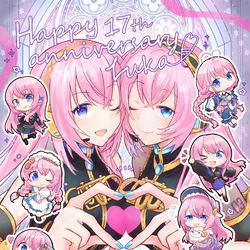 This is a pixiv picture whose title is ✨🎵Happy Birthday Luka 2026 🐟✨.