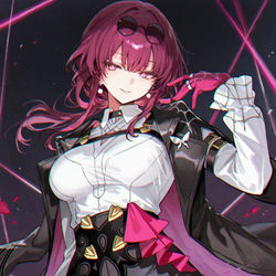 This is a pixiv picture whose title is カフカ／Kafka 💜.