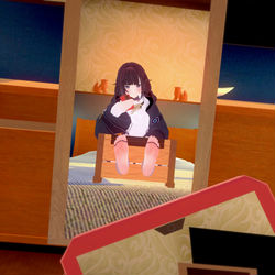 This is a pixiv picture whose title is 自拍的管理员小姐.