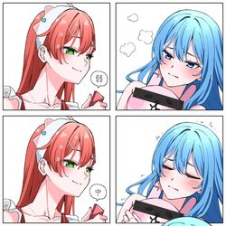 This is a pixiv picture whose title is 🌸☄️.