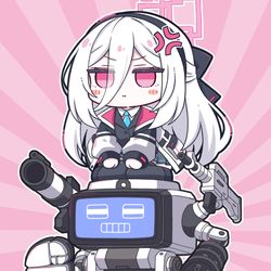 This is a pixiv picture whose title is ケイ(臨戦).