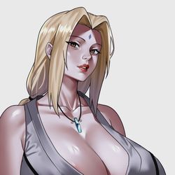 This is a pixiv picture whose title is Tsunade.