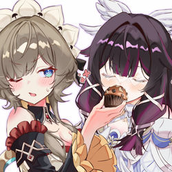 This is a pixiv picture whose title is 月神をおとなしくさせる方法.