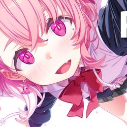 This is a pixiv picture whose title is 笹木咲さん、完全未統合PSD.