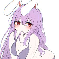 This is a pixiv picture whose title is うどんげ.