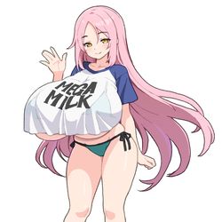 This is a pixiv picture whose title is メガ盛り逢沢桃夏.