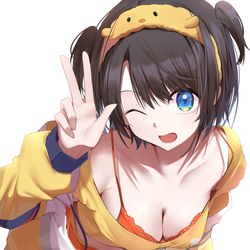 This is a pixiv picture whose title is 部屋着スバちゃーん💛.