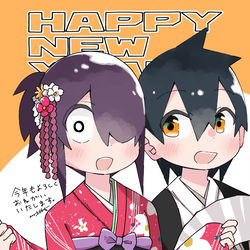 This is a pixiv picture whose title is 1月のらくがき.