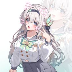 This is a pixiv picture whose title is 流萤.