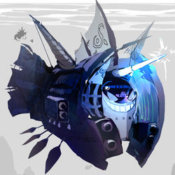 This is a pixiv picture whose title is 海中要塞船パルシェン.