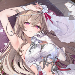 This is a pixiv picture whose title is マリアン ／ 純白の恋羽.