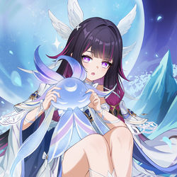 This is a pixiv picture whose title is 想我的时候就捏捏它.