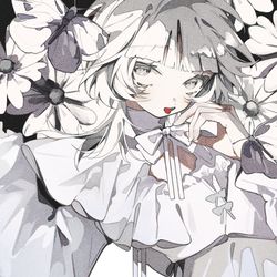 This is a pixiv picture whose title is 蝶.