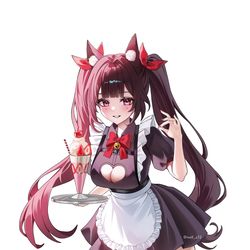 This is a pixiv picture whose title is maid sparkle❤️.