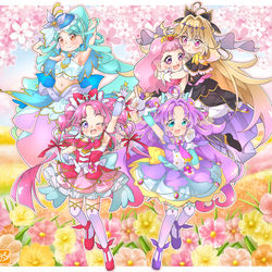 This is a pixiv picture whose title is 【名探偵プリキュア!】一歩の勇気が答えになる！.