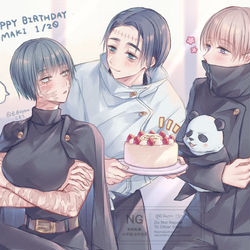 This is a pixiv picture whose title is 真希さんお誕生日絵.