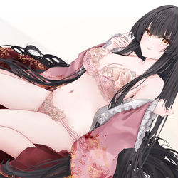 This is a pixiv picture whose title is 輝夜.