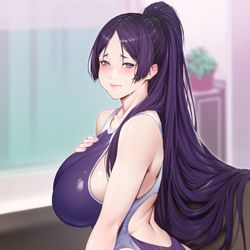 This is a pixiv picture whose title is 源頼光.