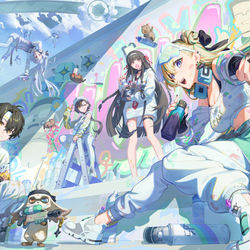 This is a pixiv picture whose title is グラフィティパーティー.