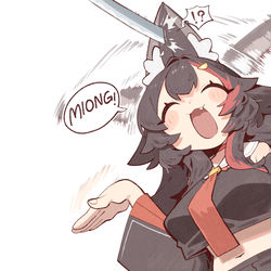 This is a pixiv picture whose title is 미오샤의 가위자르기.