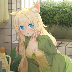 This is a pixiv picture whose title is 陽台.