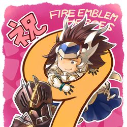 This is a pixiv picture whose title is ファイアーエムブレム ヒーローズ/ 9周年記念イラスト.