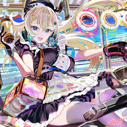 This is a pixiv picture whose title is レインボーどーなっつ.